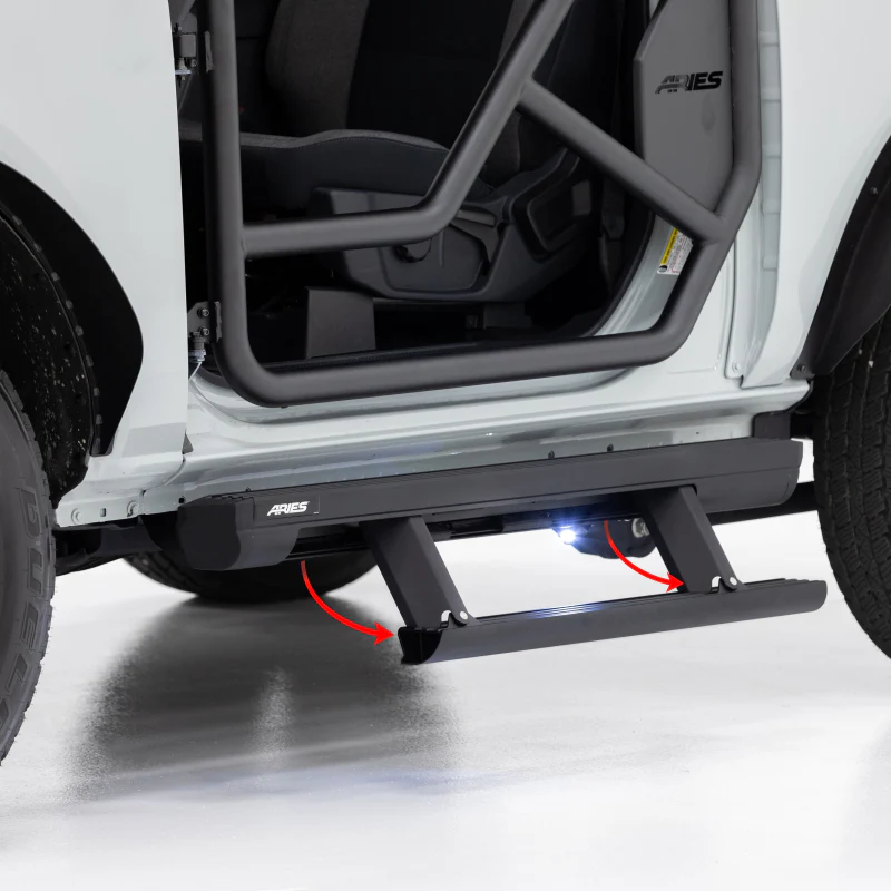 ARIES ActionTrac 48.75" Powered Running Boards, Select Ford Bronco 2-Door Model 3034472 - Image 11