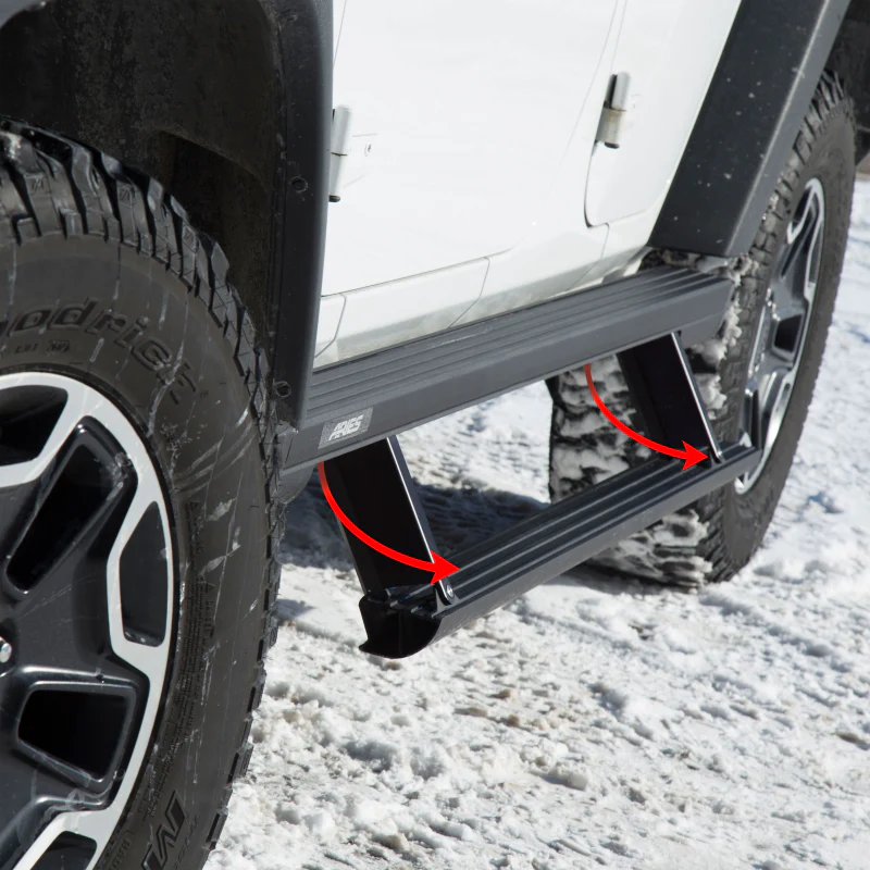 ARIES ActionTrac 69.6" Powered Running Boards, Select Jeep Wrangler JK Model 3036570 - Image 11