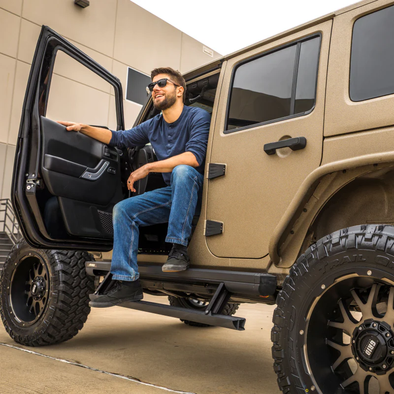 ARIES ActionTrac 69.6" Powered Running Boards, Select Jeep Wrangler JK Model 3036570 - Image 15