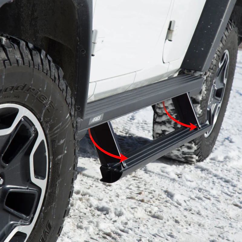 ARIES ActionTrac 69.6" Powered Running Boards, Select Ford Bronco 4-Door Model 3036572 - Image 2