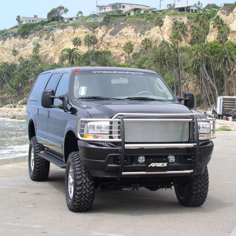 ARIES Polished Stainless Grille Guard, Select Ford Excursion, F-250, F-350 Super Duty Model 3045-2 - Image 10