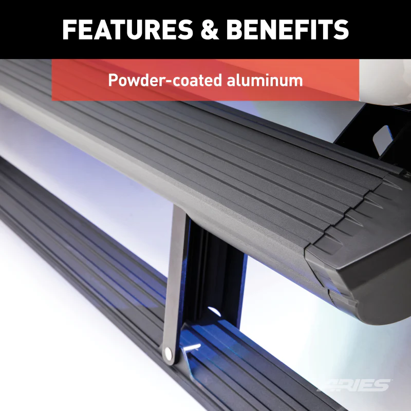 ARIES ActionTrac 83.6" Powered Running Boards, Select Jeep Gladiator Model 3047975 - Image 13