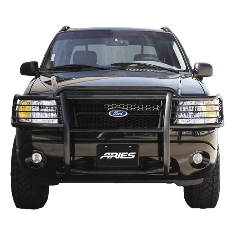 ARIES Black Steel Grille Guard, Select Ford Explorer, Sport Trac Model 3048 - Image 2
