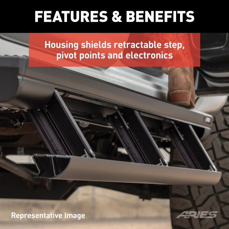 ARIES ActionTrac Powered Electric Running Boards Model 3048324 - Image 12