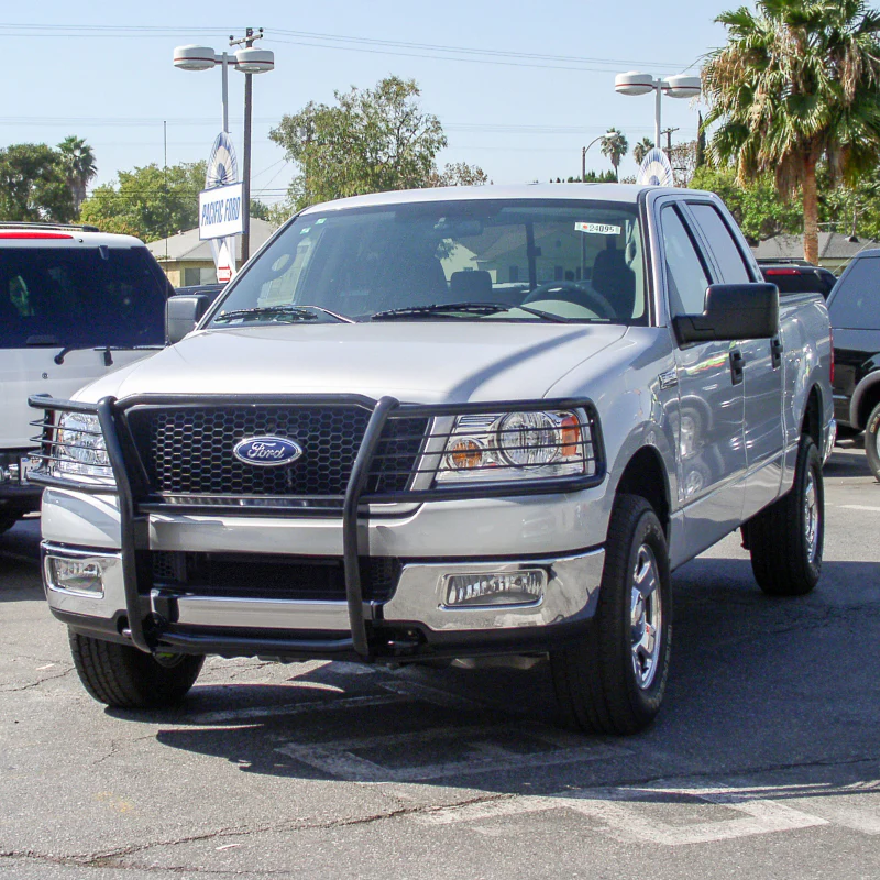 ARIES Black Steel Grille Guard, Select Ford F-150, Lincoln Mark LT Model 3056 - Image 2