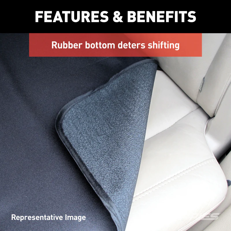 ARIES Seat Defender 58" x 55" Removable Waterproof Black Bench Seat Cover Model 3146-09 - Image 6