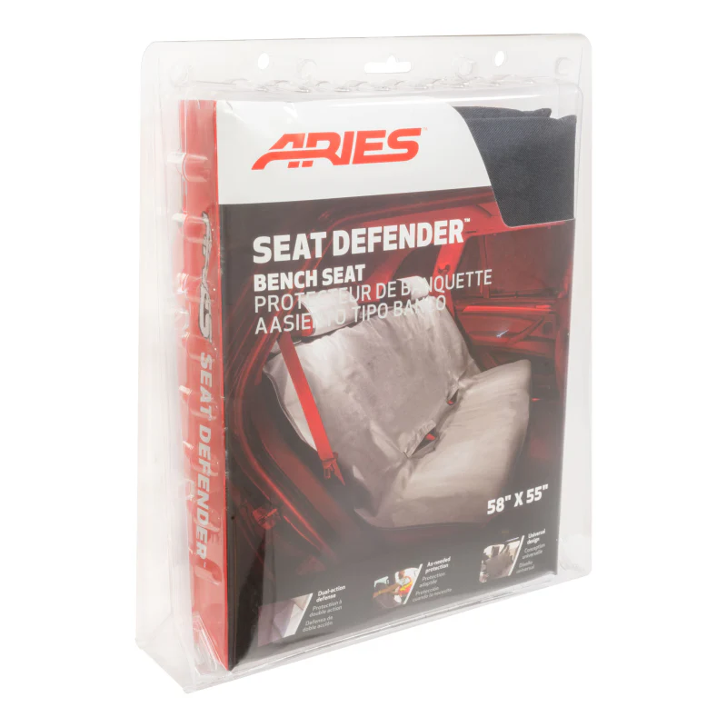 ARIES Seat Defender 58" x 55" Removable Waterproof Black Bench Seat Cover Model 3146-09 - Image 8