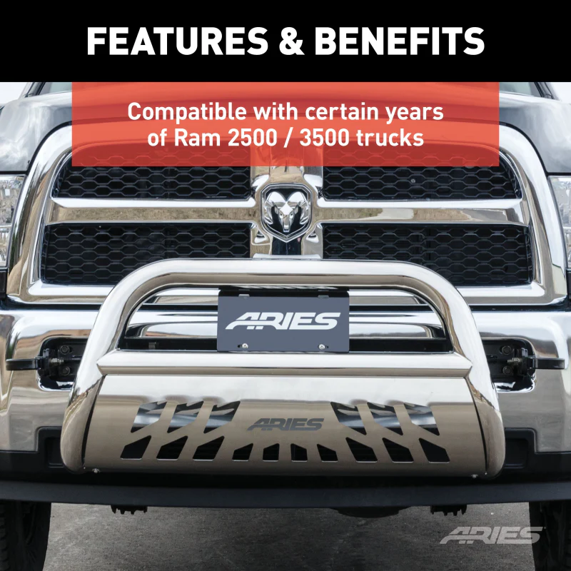 ARIES Bull Bar Tow Hooks for Dodge, Ram Trucks Model 35-5TOW - Image 6