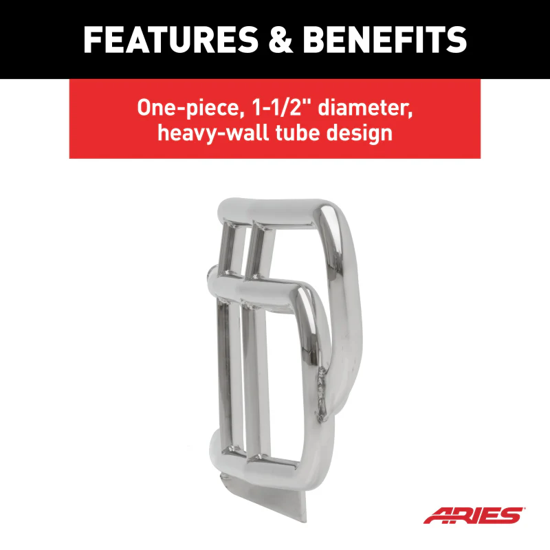 ARIES Polished Stainless Grille Guard, Select Hummer H2 Model 4076-2 - Image 10