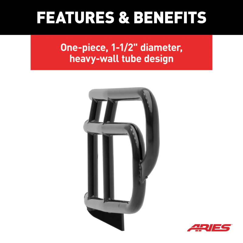 ARIES Black Steel Grille Guard, Select Hummer H2 Model 4076 - Image 6