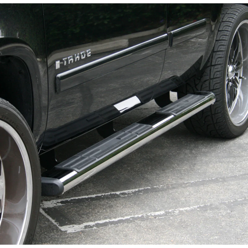 ARIES 6" x 75" Polished Stainless Oval Step Nerf Bars Model 4444002 - Image 8