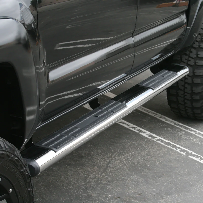 ARIES 6" x 75" Polished Stainless Oval Step Nerf Bars Model 4444037 - Image 8