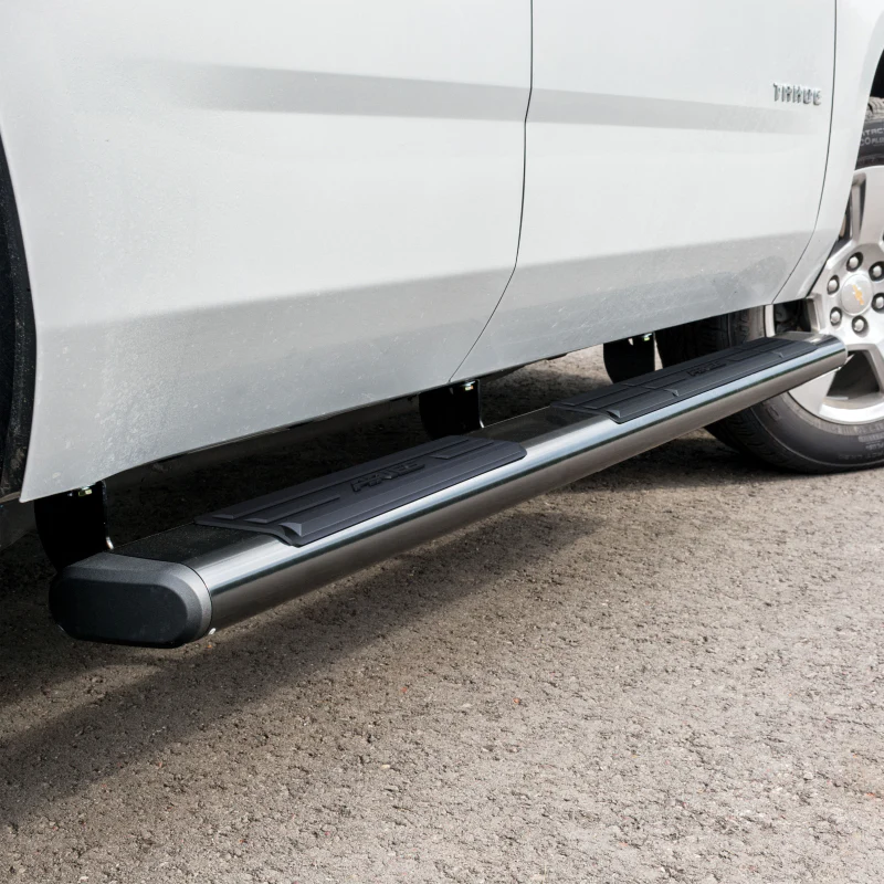 ARIES 6" x 75" Black Aluminum Oval Step Nerf Bars Model 4445002 - Image 8