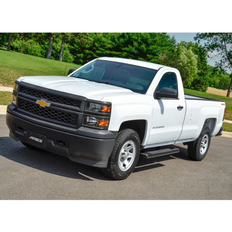 ARIES 6" x 53" Black Aluminum Oval Step Nerf Bars Model 4445017 - Image 7