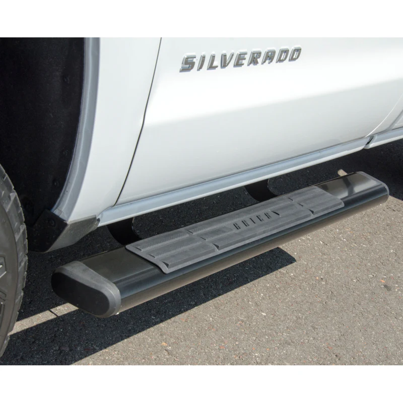 ARIES 6" x 53" Black Aluminum Oval Step Nerf Bars Model 4445017 - Image 8