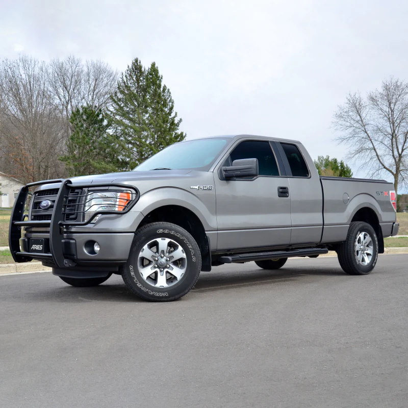 ARIES 6" x 75" Black Aluminum Oval Step Nerf Bars Model 4445023 - Image 9