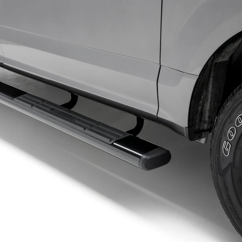 ARIES 6" x 85" Black Aluminum Oval Step Nerf Bars Model 4445025 - Image 9