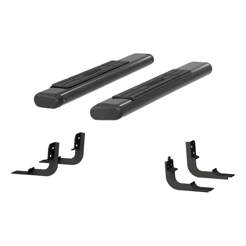 ARIES 6" x 53" Black Aluminum Oval Step Nerf Bars Model 4445043