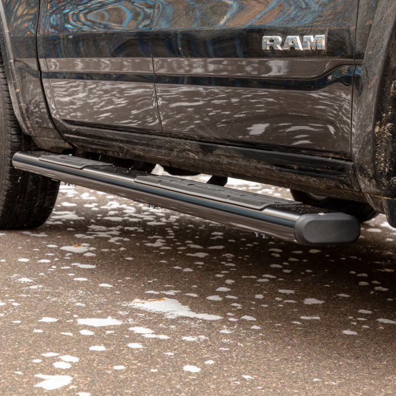 ARIES 6" x 91" Black Aluminum Oval Step Nerf Bars Model 4445046 - Image 8
