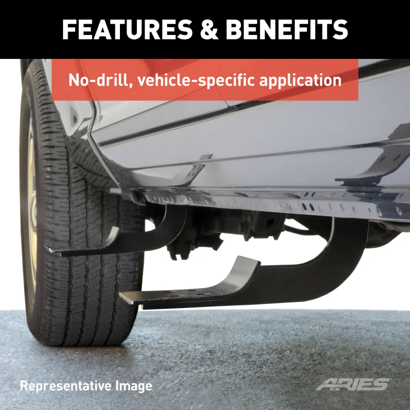 ARIES Mounting Brackets for 6" Oval Side Bars Model 4507 - Image 3