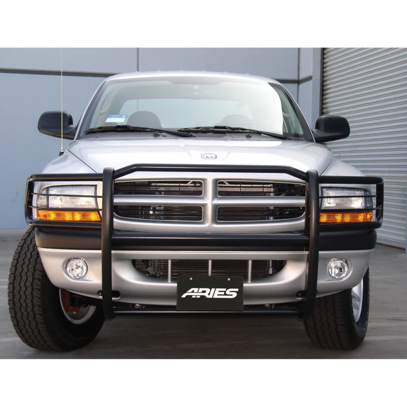 ARIES Black Steel Grille Guard, Select Dodge Dakota, Durango Model 5041 - Image 2