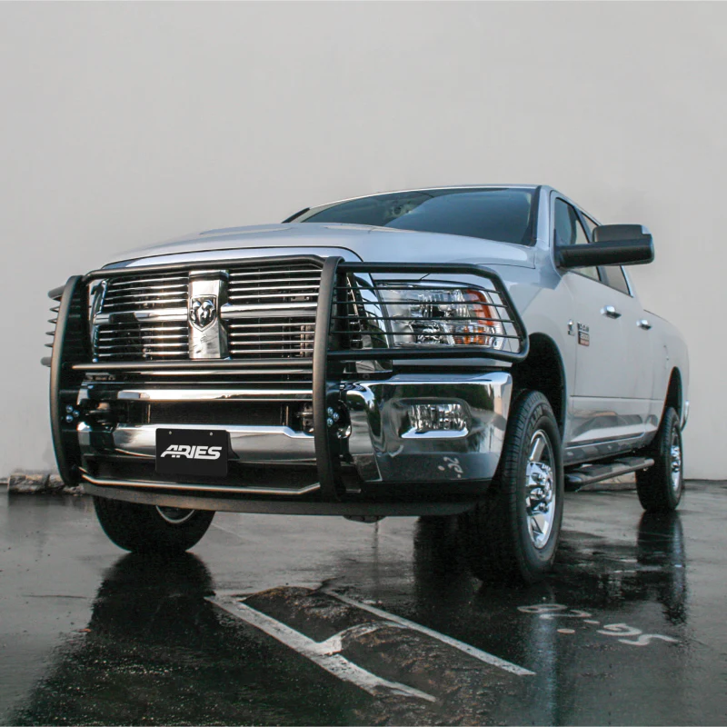 ARIES Black Steel Grille Guard, Select Dodge, Ram 2500, 3500 Model 5056 - Image 10