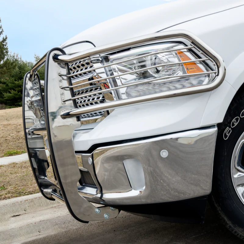 ARIES Polished Stainless Grille Guard, Select Dodge, Ram 1500 Model 5058-2 - Image 6