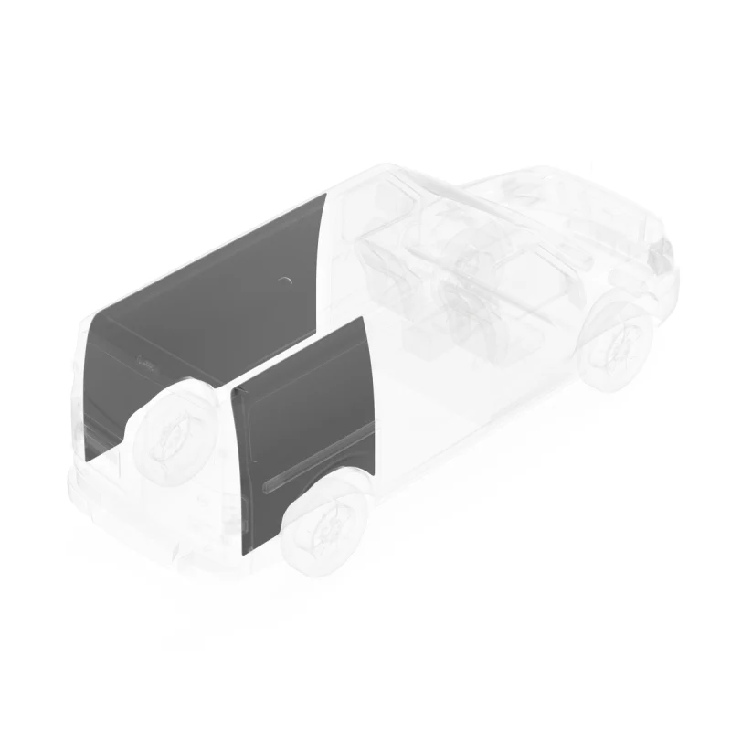 LEGEND DuraTherm Wall Liner ONLY - Nissan NV Regular Wheelbase Cargo Van High Roof - White - Single Side Door Model 524-114-2614 - Image 2