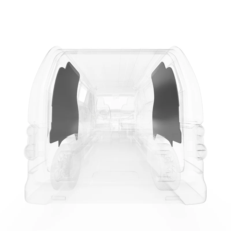 LEGEND DuraTherm Wall Liner ONLY - Nissan NV200 Regular Wheelbase Cargo Van - White - Single Side Door Model 534-114-2614 - Image 5