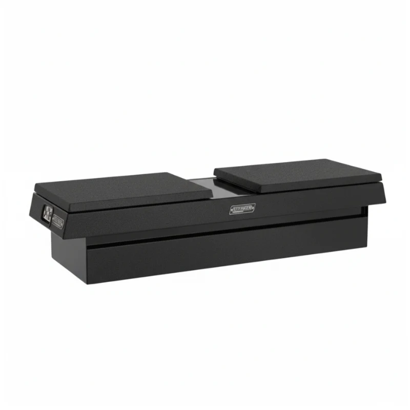 ProTech Crossover 20X20X74 Gull Wing Box Smooth Lid Textured Black Standard Profile Includes Tray Model 54-6024-TB