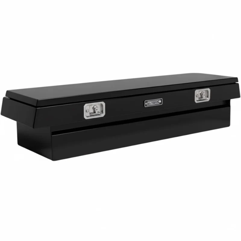 ProTech Crossover 15X28X70 Single Lid Box Smooth Lid Gloss Black Standard Profile Includes Tray Model 54-8213-28-GB