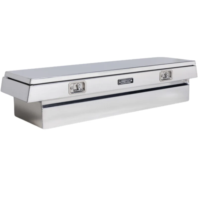 ProTech Crossover 15X20X70 Single Lid Box Smooth Lid Bright Aluminum Standard Profile Includes Tray Model 54-8213