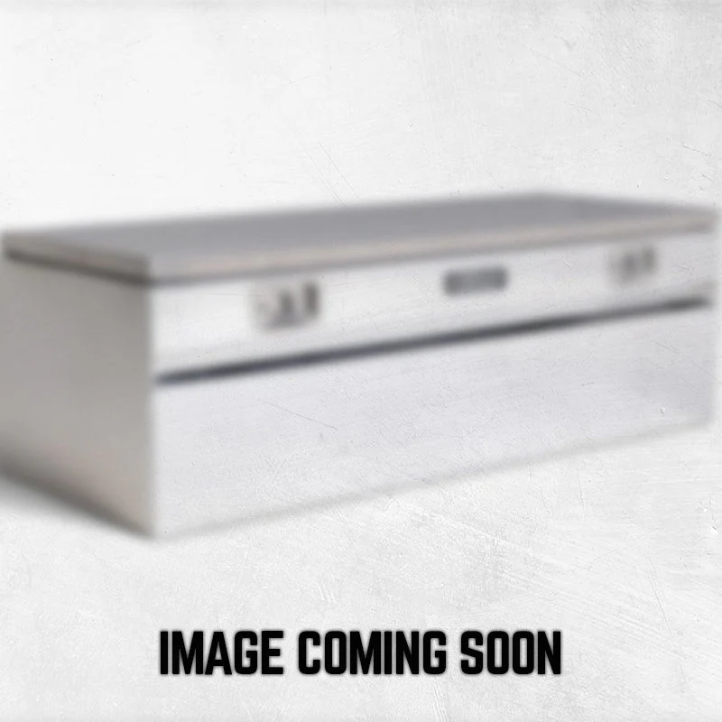 Protech Chest Tool Box - 21X20X60, Notched, Diamond Plate Lid White Includes Tray Model 54-8430-20-GW