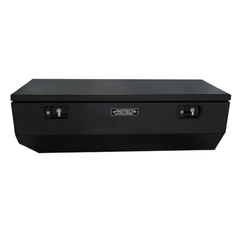 Protech Chest Tool Box - 19.5X30X60, Smooth Lid - Gloss Black Includes Tray Model 54-8456-GB
