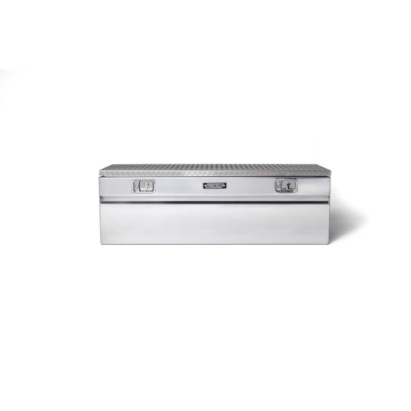 Protech Chest Tool Box - 19X20X47 Diamond Plate Lid Bright Aluminum Includes Tray Model 54-8460 - Image 3