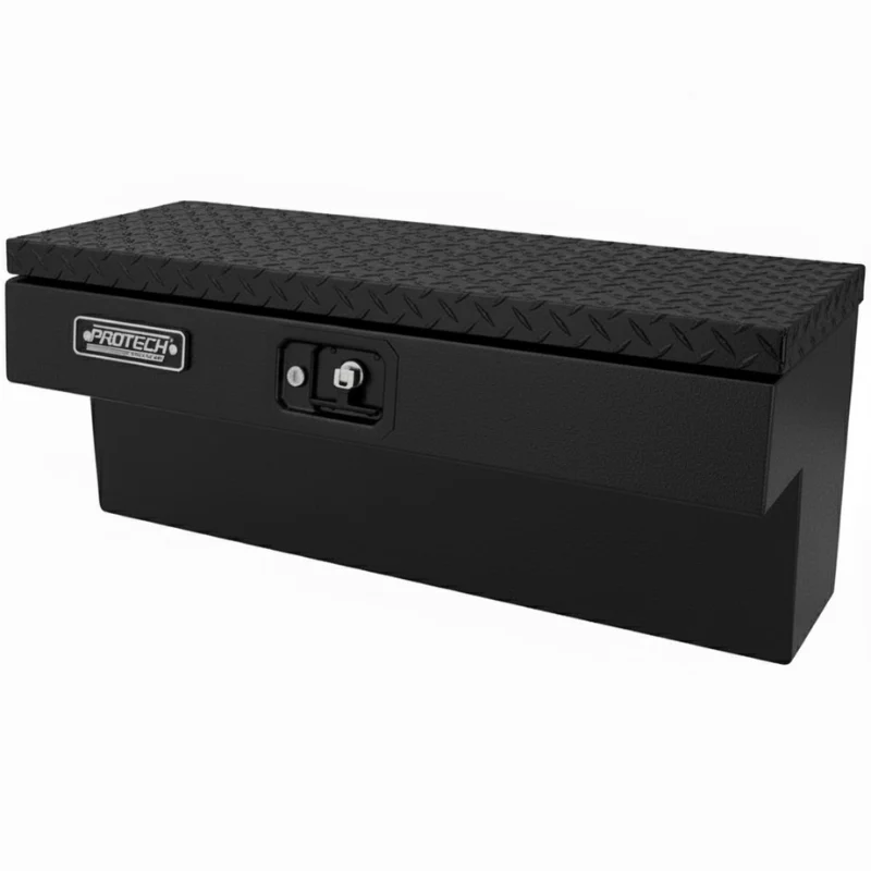 ProTech Side Mount Box - 12W X 60L Diamond Plate Lid Matte Textured Black Model 54-8620-60-TB