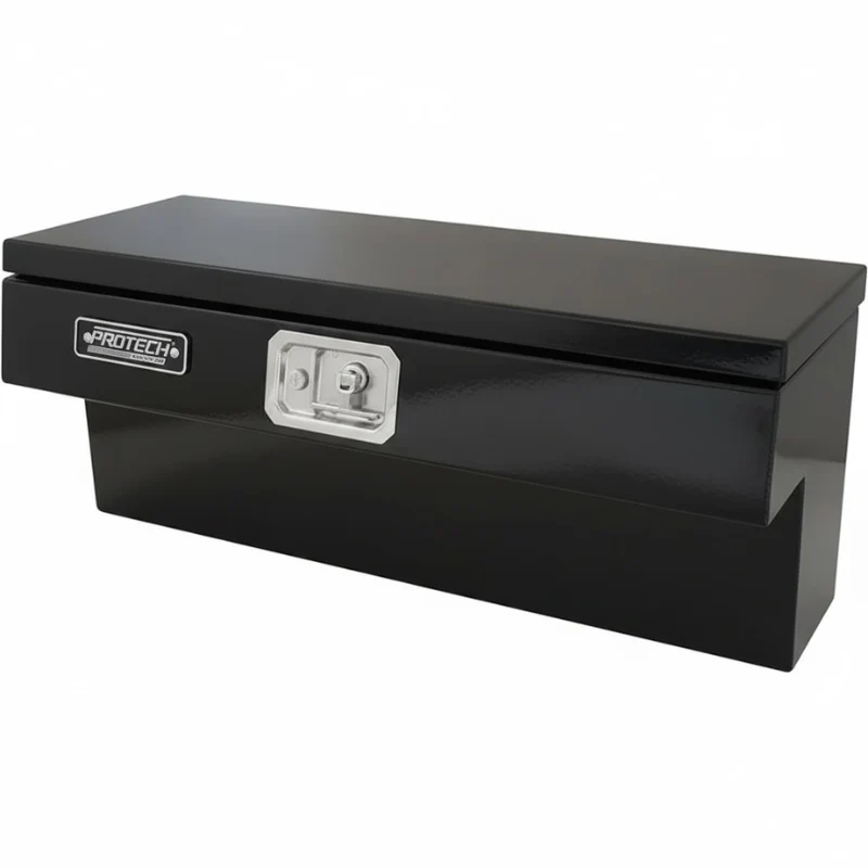 ProTech Side Mount Box - 16W X 72L Smooth Lid - Gloss Black Model 54-8666-72-GB