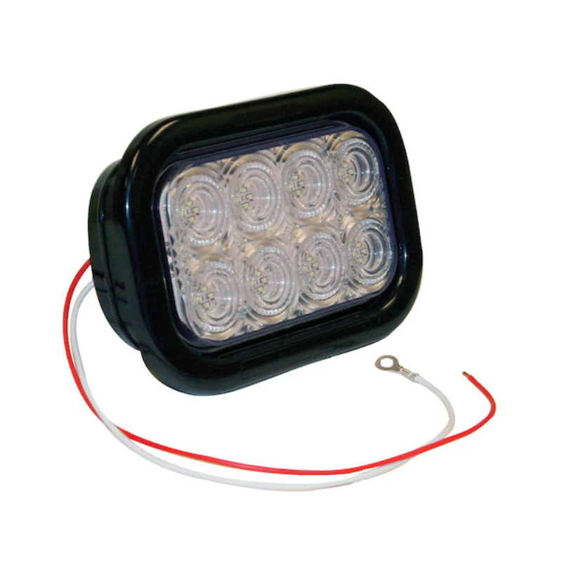 Buyers Products 5.3 Inch Rectangular Reverse Light Kit with 32 LEDs (PL-2 Connection, Includes Grommet And Plug) Model 5625332 - Image 2