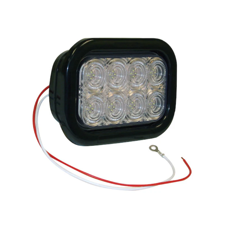 Buyers Products 5.3 Inch Rectangular Reverse Light Kit with 32 LEDs (PL-2 Connection, Includes Grommet And Plug) Model 5625332 - Image 3