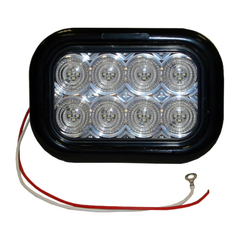 Buyers Products 5.3 Inch Rectangular Reverse Light Kit with 32 LEDs (PL-2 Connection, Includes Grommet And Plug) Model 5625332 - Image 4