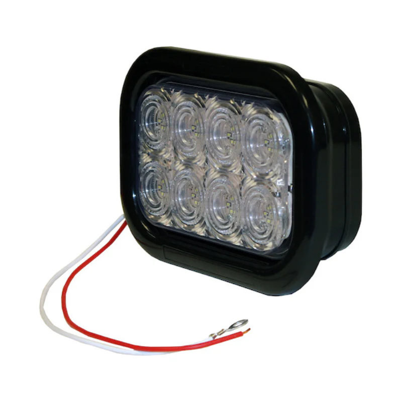 Buyers Products 5.3 Inch Rectangular Reverse Light Kit with 32 LEDs (PL-2 Connection, Includes Grommet And Plug) Model 5625332 - Image 5
