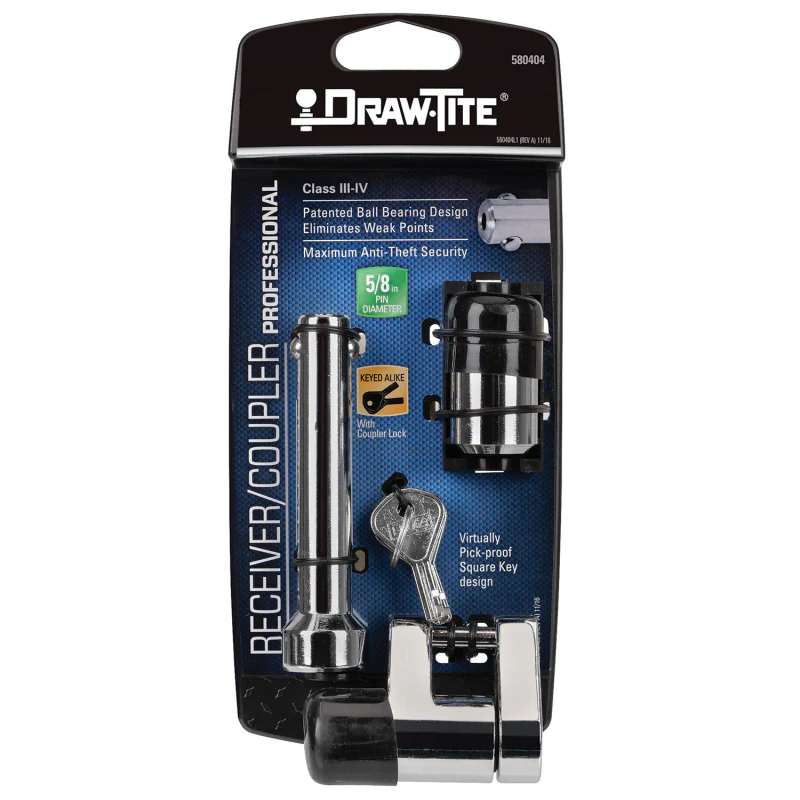 Draw-Tite Trailer Hitch and Coupler Lock Set Model 580404 - Image 11