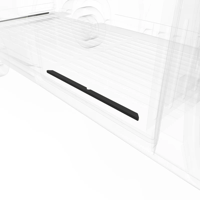 LEGEND Steel Floor Threshold Set RAM ProMaster (all WB lengths) Cargo Van - Yellow - Single Side Door Model 609-151-1018 - Image 4