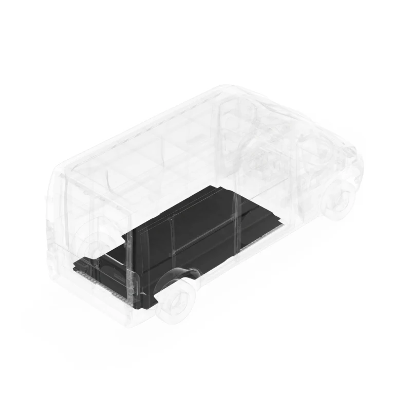 LEGEND AutoMat Bar Kit with Sills RAM ProMaster 136" Wheelbase Cargo Van 1 Pc - Single Side Door Model 631-043-7621