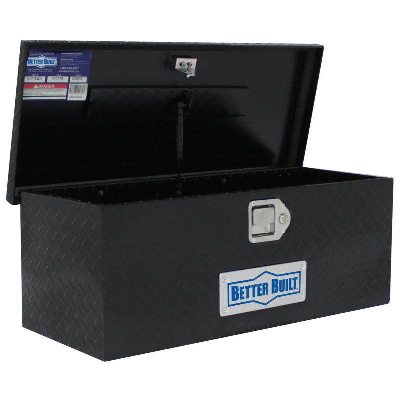 Better Built 30" Matte Black Aluminum ATV Tool Box Model 67210275 - Image 3