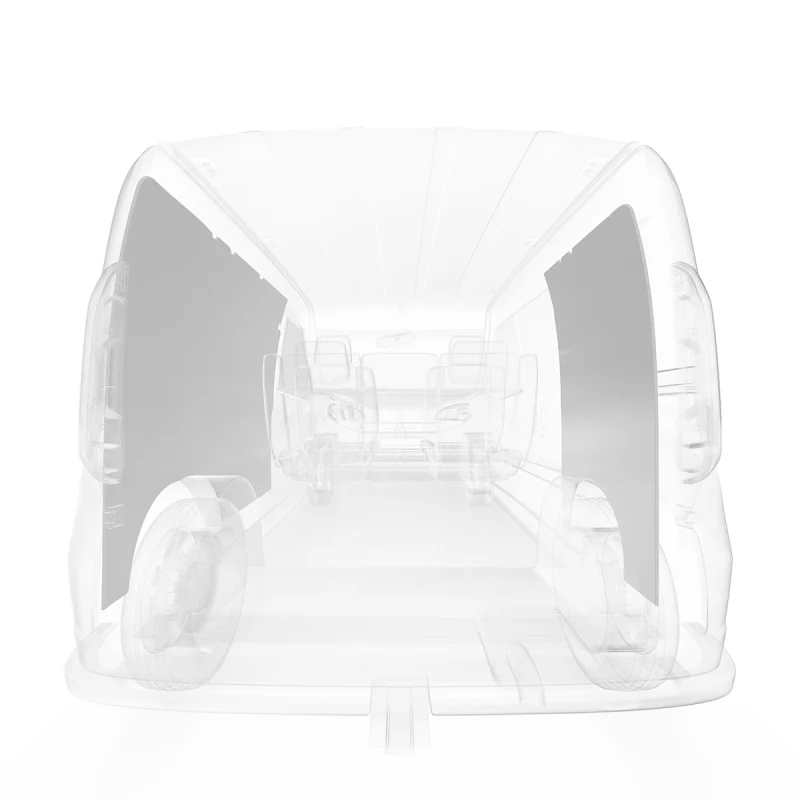 LEGEND DuraTherm Wall Liner ONLY - RAM ProMaster City Regular Wheelbase Cargo Van - White - Single Side Door Model 674-114-2614 - Image 5