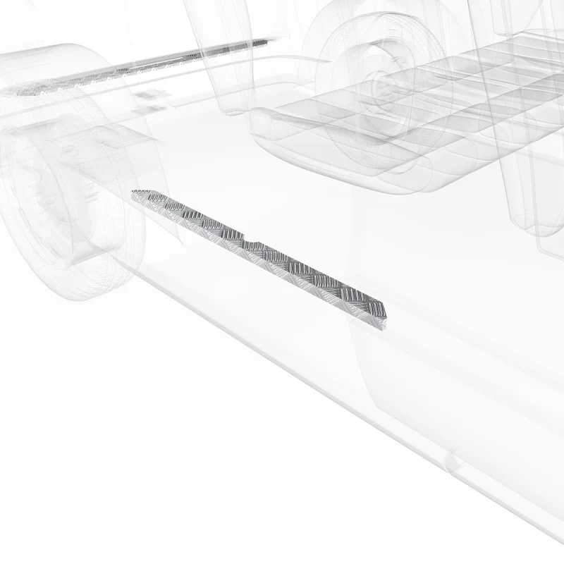 LEGEND Aluminum Floor Sill Set RAM ProMaster City Regular Wheelbase Cargo Van - Single Side Door Model 679-151-1010 - Image 5
