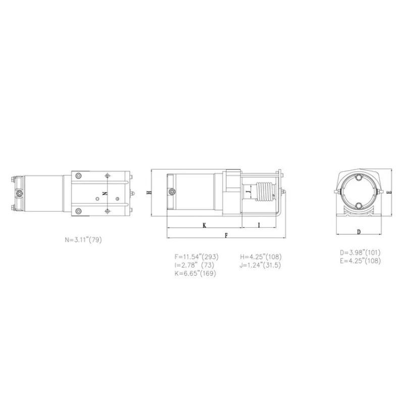 Novawinch CH500 Hoist 12v Model 701001068770 - Image 3