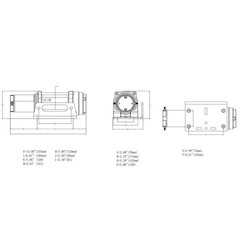 Novawinch TH1000 Hoist 12v Model 701001068802 - Image 3