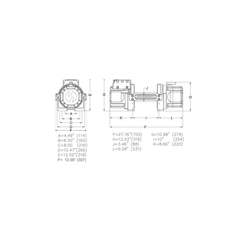 Novawinch PRO 18500 winch, 12v, Wire Cable Model 701001068868 - Image 4
